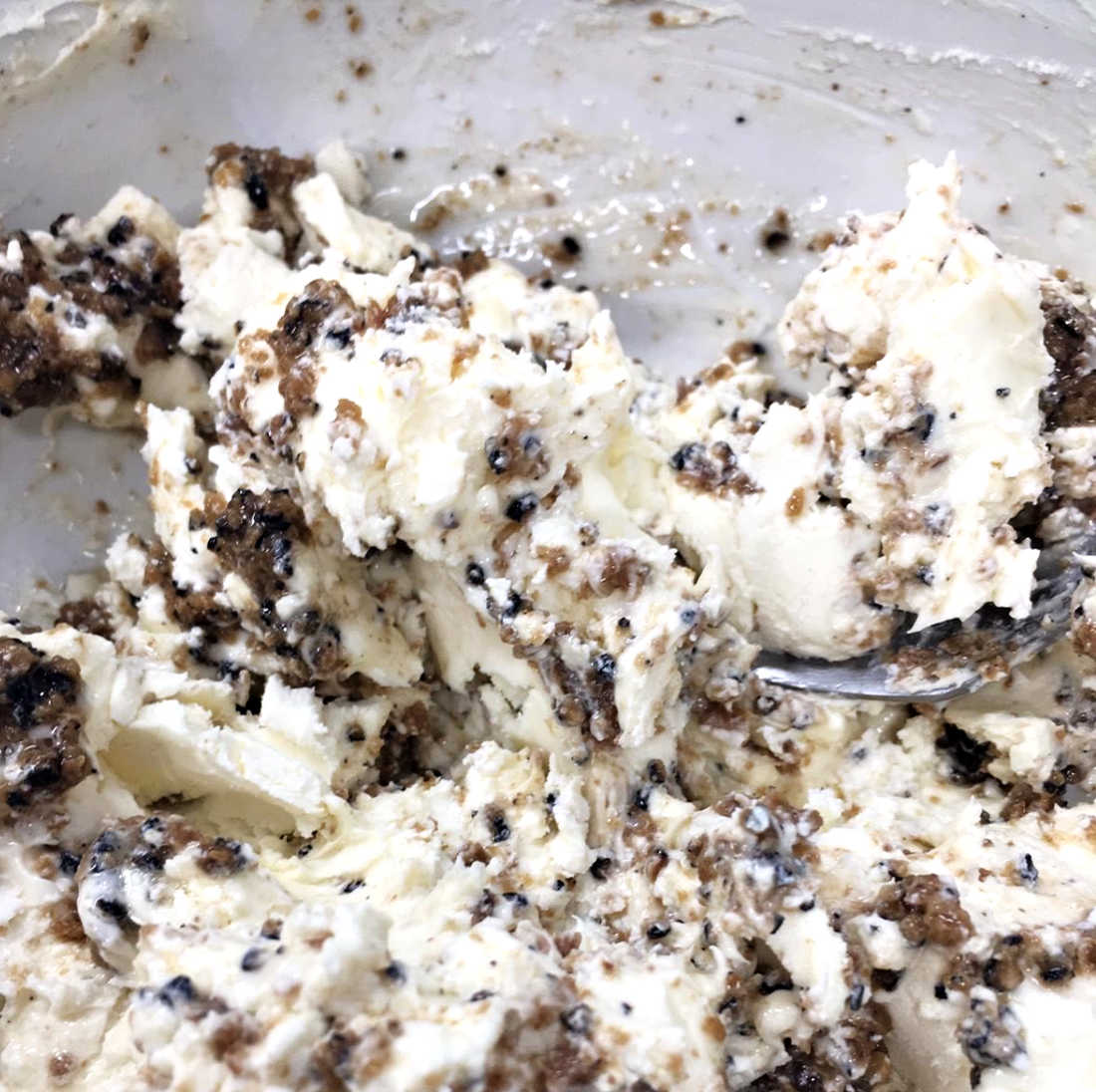 Making-Truffle-Brie-Mixing