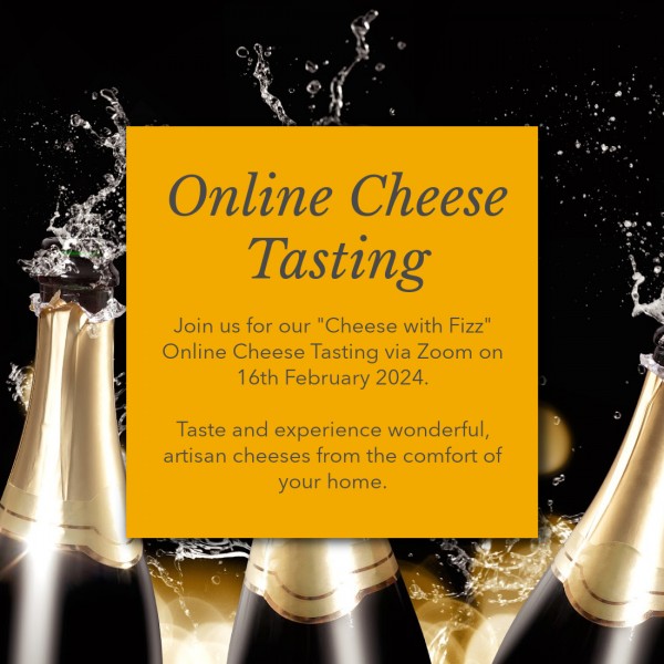 Online Tasting: 16th February 2024 “Cheese with Fizz”